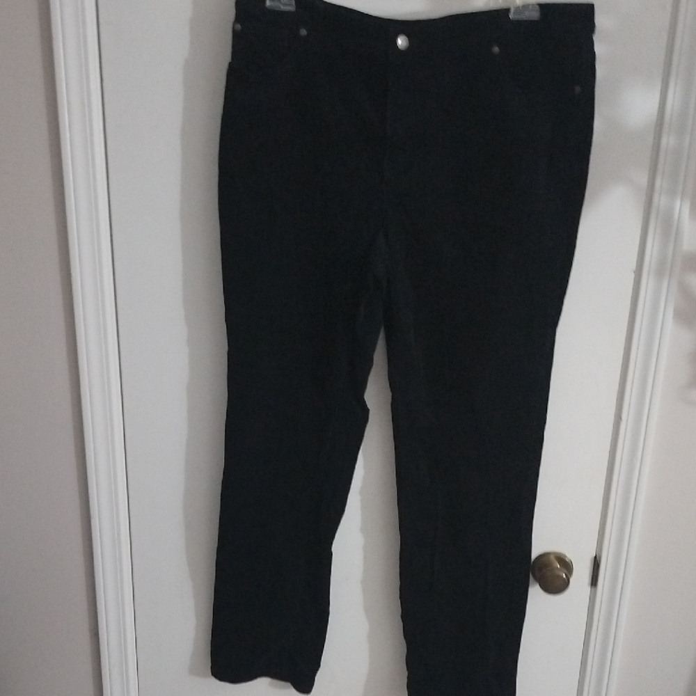 Charter Club Black Straight Leg Pants